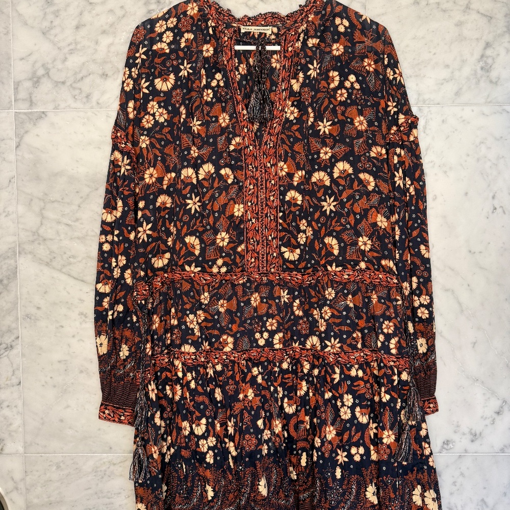Ulla Johnson floral dress size 10